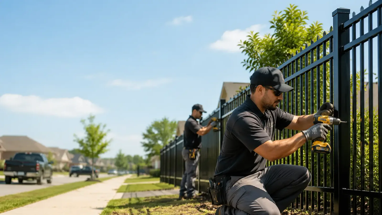 Metal Fence Installation in Linden, IA